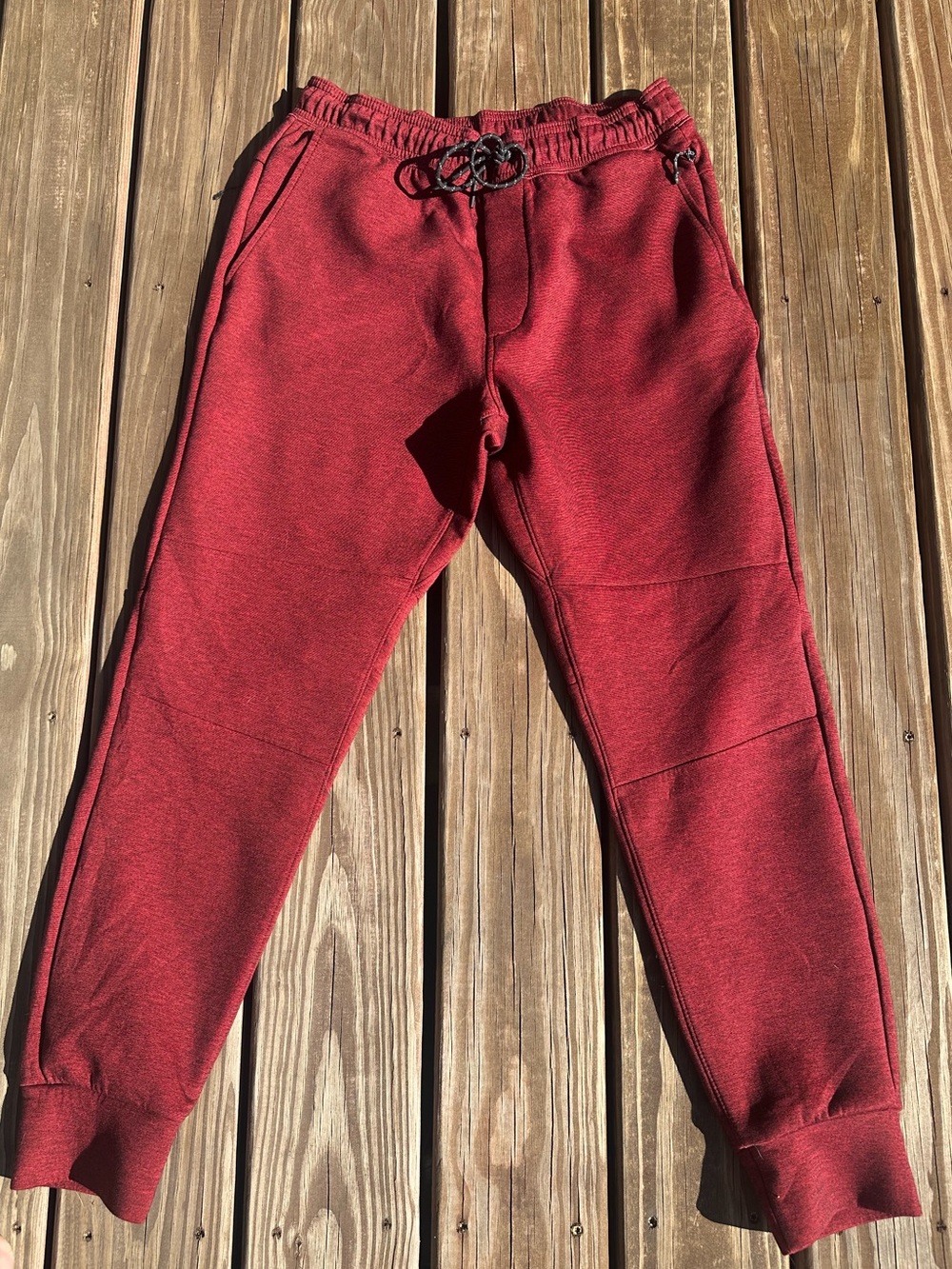 Men’s Red Jogger Sweatpants